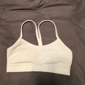 White Lululemon bra